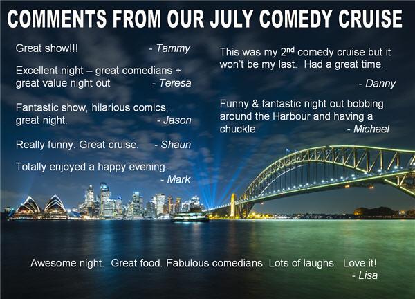 Sydney Comedy Cruise