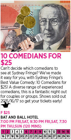 Sydney Fringe 2018 Comedy